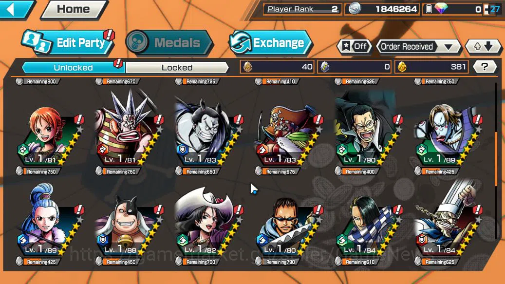 One Piece Bounty Rush Accounts Global|4 EX|5Elders Saturn,BP Kuzan,Gear5 Luffy,4E image 6