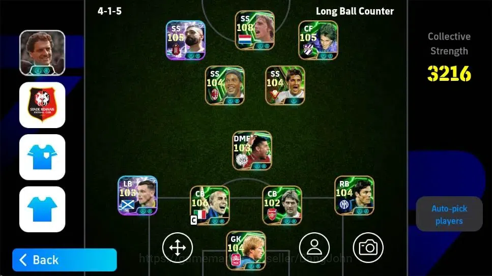 eFootball Accounts Android|PW 3216|BigT Roberto Carlos,Johan Cruyff E image 10