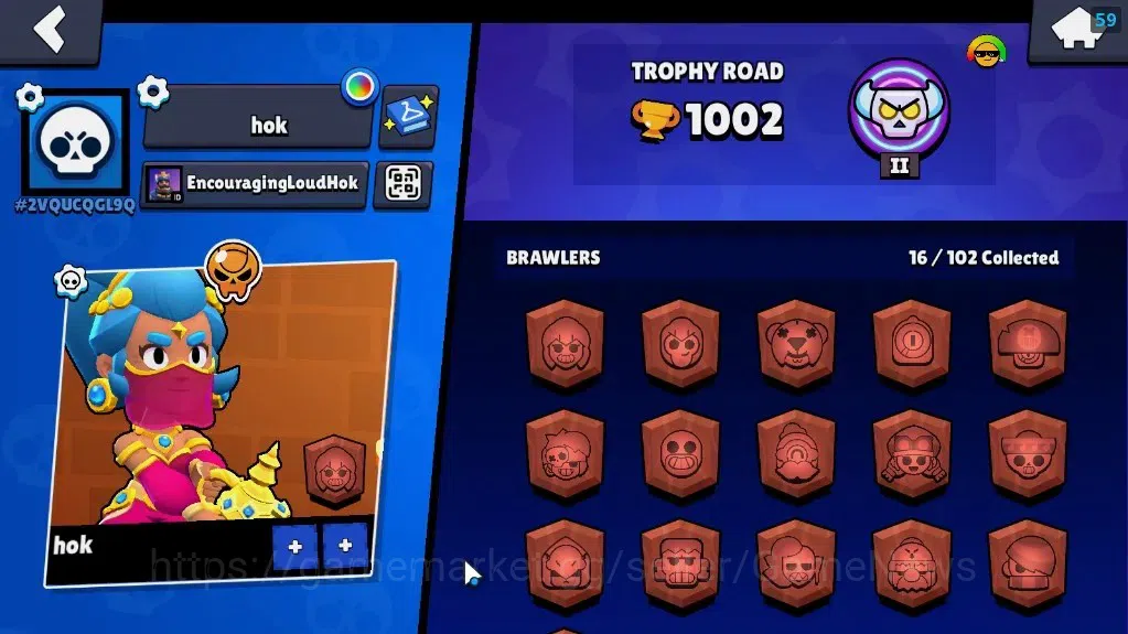 Brawl Stars Accounts 1002 Trophy|2k Blings|16 Brawlers 2 Max Lvl Rico & image 2