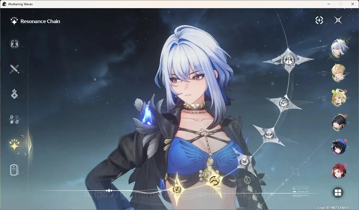 Wuthering Waves Accounts Others SEA|UL 49|Rank 5|5 Char Limited [Galbrena Rc2]+Sign,Luuk Herssen Rc3,Lucilla,Rebecca,Denia 3