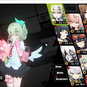 Zenless Zone Zero Accounts Starter EU IK 12|S1 Prolog|Starter 4 LMT(YeShunGuang,Suna,Jane+Sign,Zhao)|3 STD