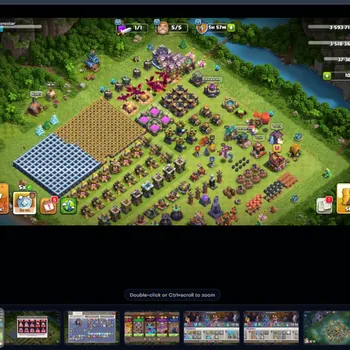 Clash of Clans Accounts Mid-Tier Low Price TH15 NC Free XP127 Heroes 48-53-48-23-12 Hero Skin Strong Equipment Max Defense 5