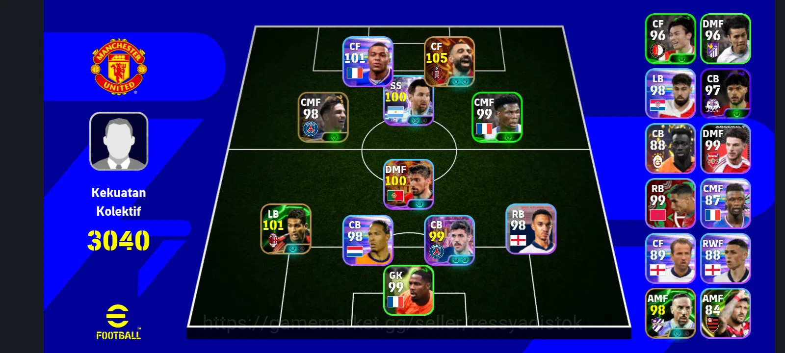 eFootball Accounts Legends & Iconic Players EFOOTBALL 2026 | MOH SALAH BIG TIME, SERGINHO, RUBEN NEVES, POWER 3040, CHEAPEST 1