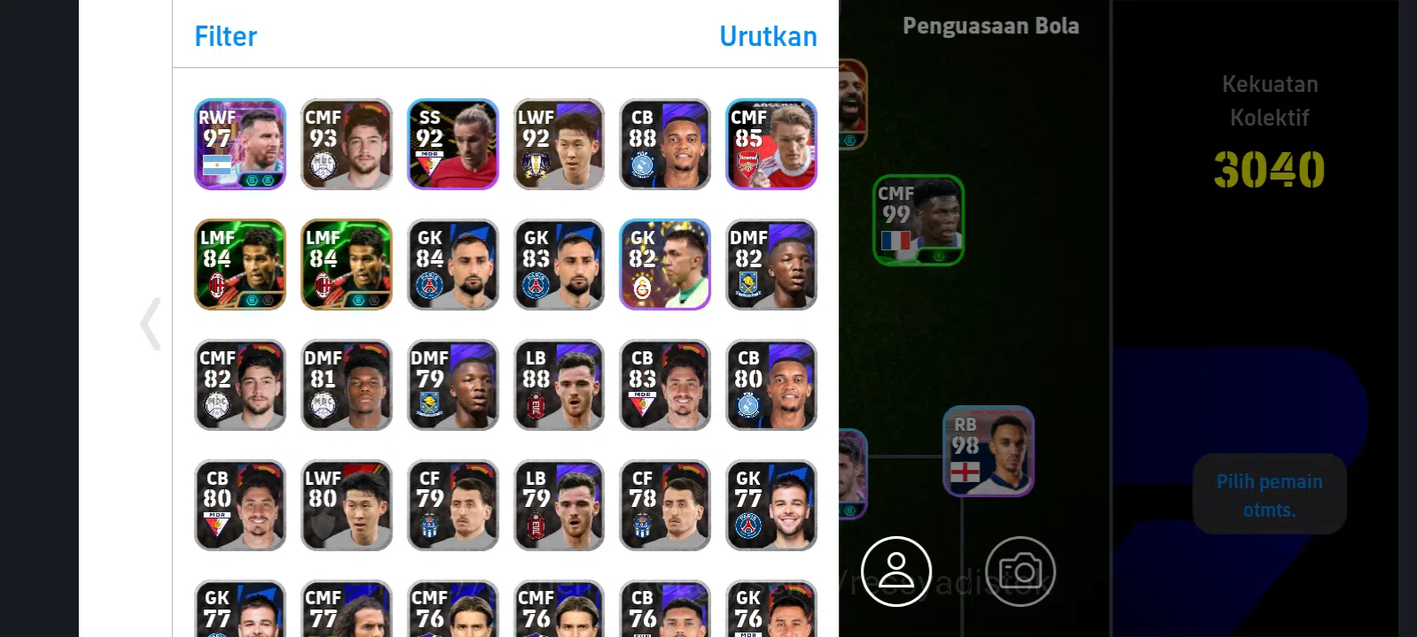 eFootball Accounts Legends & Iconic Players EFOOTBALL 2026 | MOH SALAH BIG TIME, SERGINHO, RUBEN NEVES, POWER 3040, CHEAPEST 2