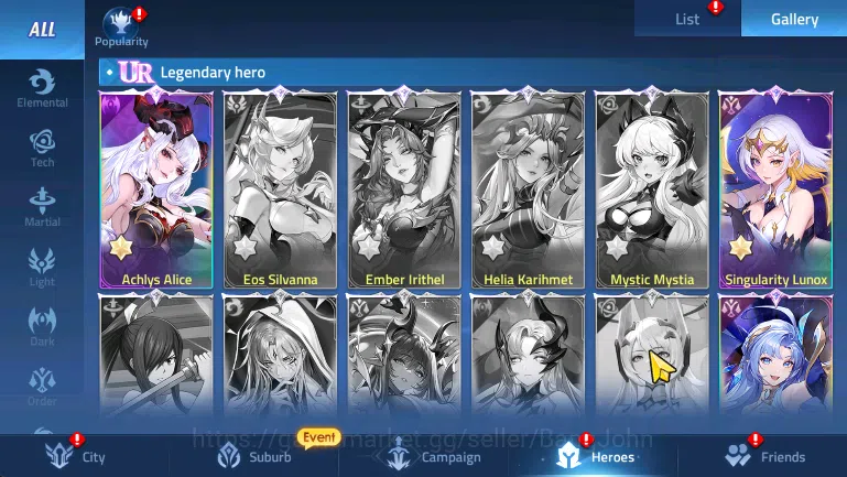 Mobile Legends: Adventure Accounts Server 70xxx Lvl347 | 10 Hero Nexus | 46 Hero Awak image 3