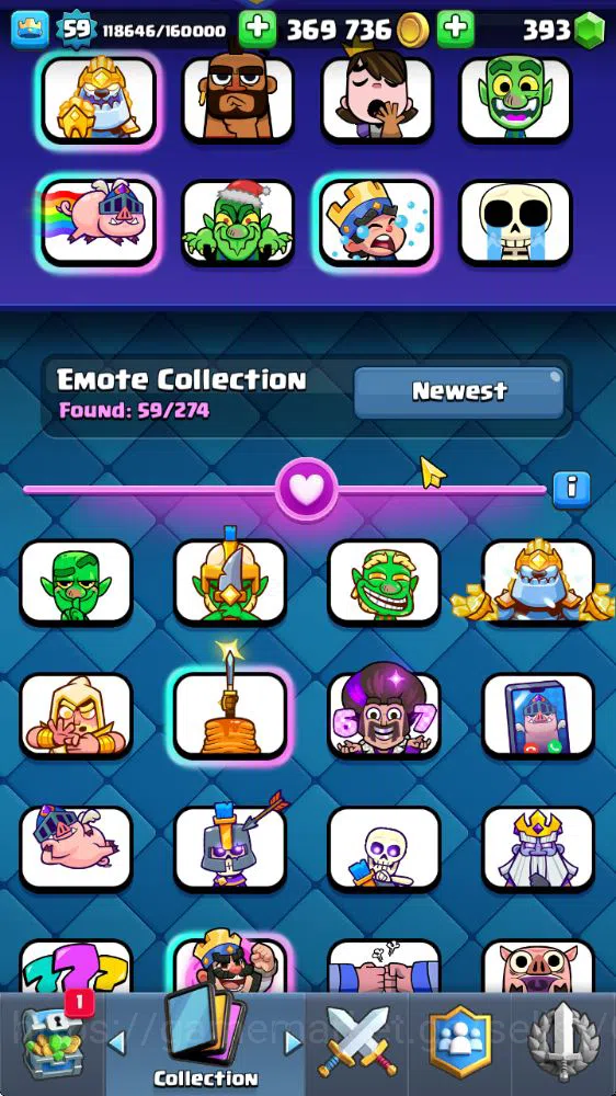 Clash Royale Accounts Midgame Lv 59|Trophy 11976|KTL 11|Limited Skin|Card 121| 3 Hero 12 EVO 8 Champ 21 Legendary 33 Epic 30 7