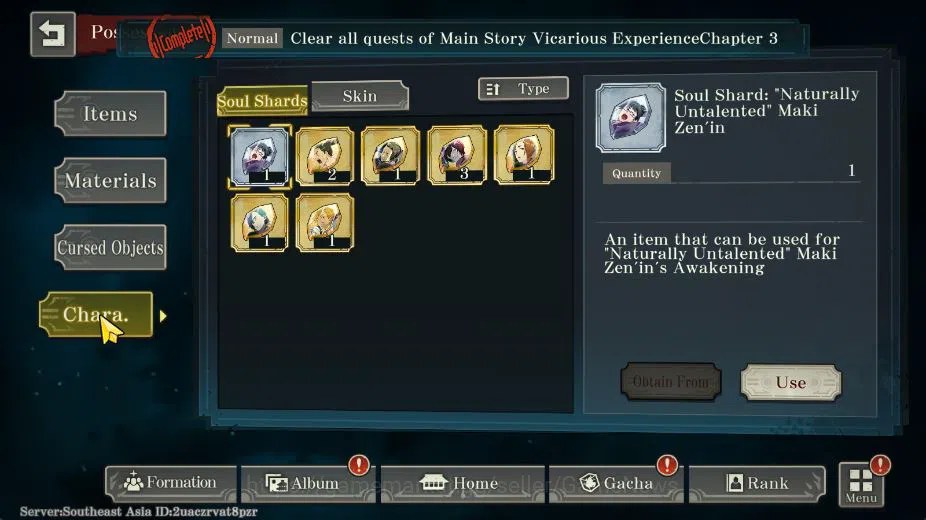 Jujutsu Kaisen: Phantom Parade Accounts ASIA Lv29| 40K CP |Midgame 8 SSR Gojo,Yuta,Panda,N image 6