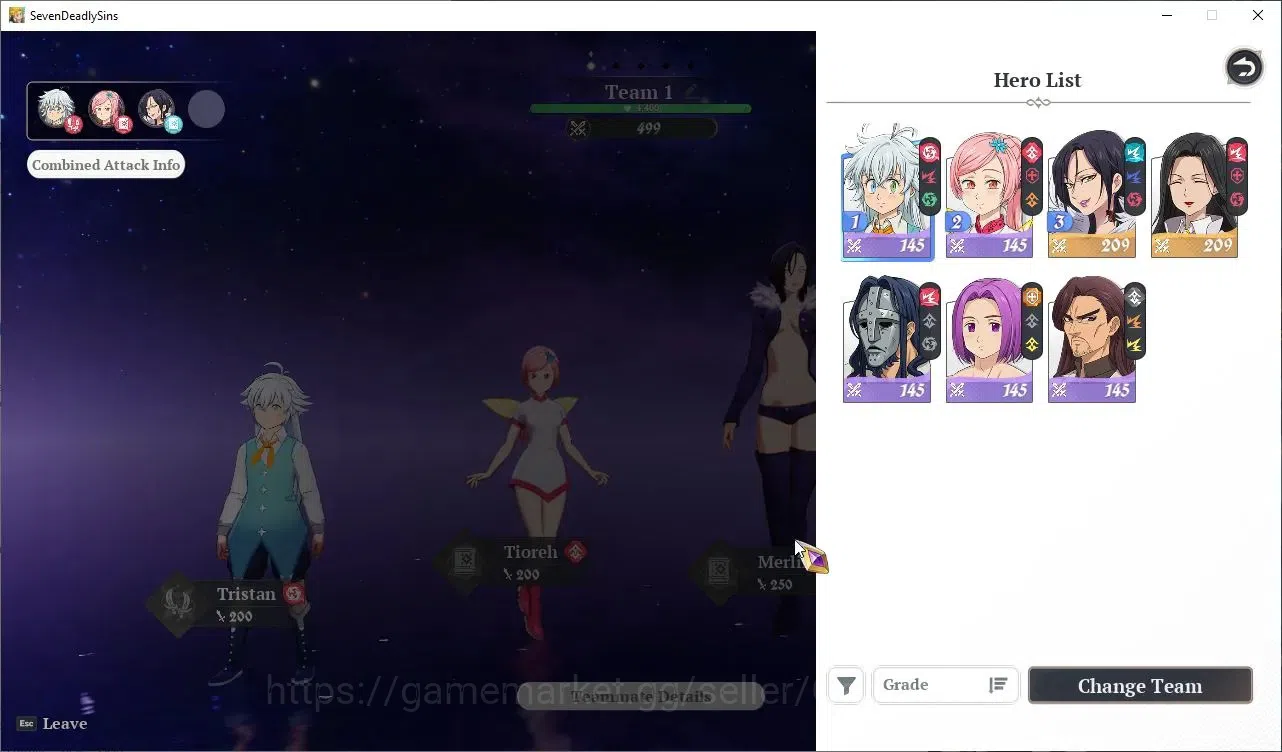 The Seven Deadly Sins: Origin Accounts EUROPE |Fresh Starter Lvl 2|2 SSR| Merlin, Guila + image 3