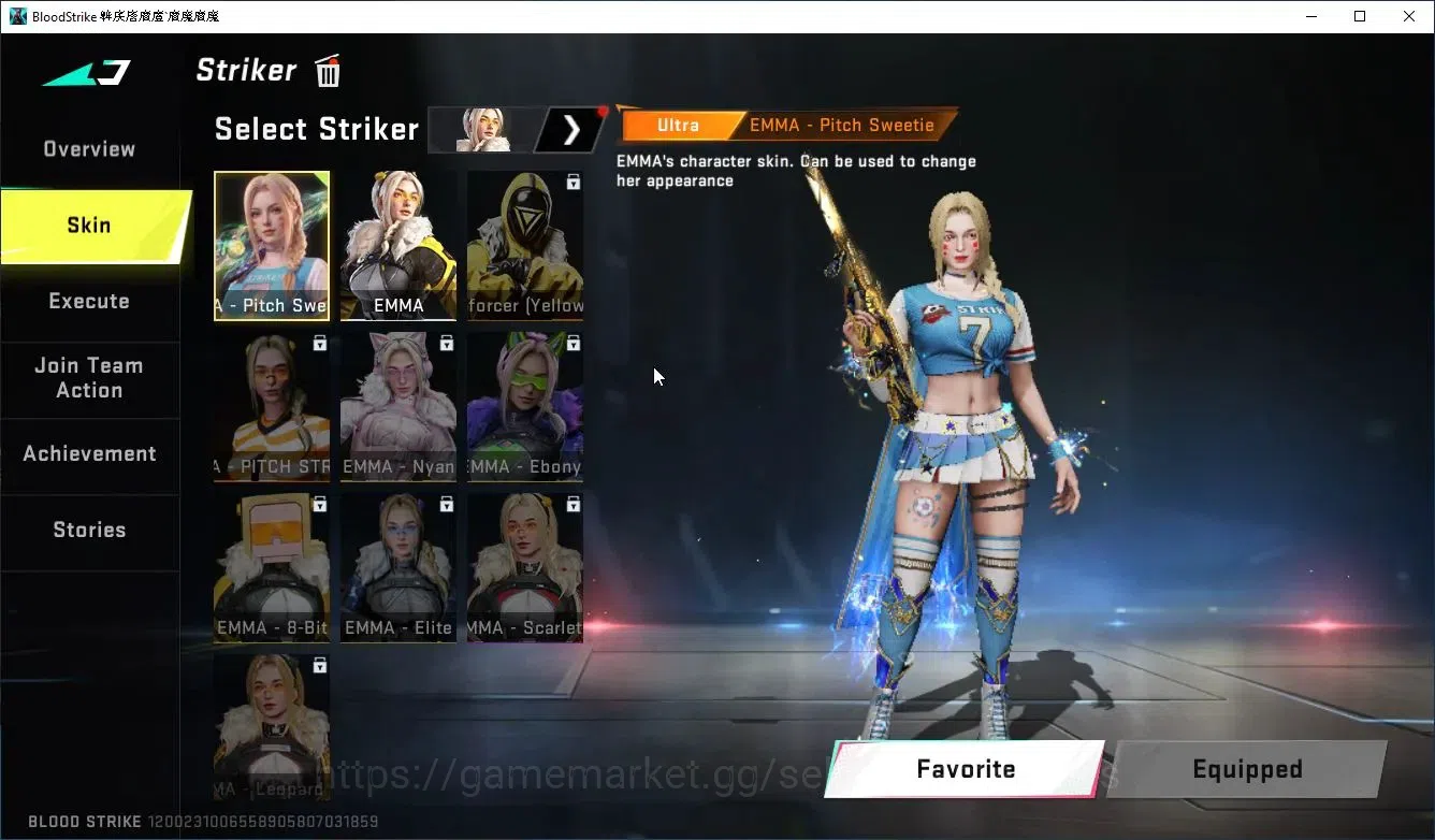 Blood Strike Accounts Collab Skin ASIA|Eternal Zero,AUG-Empyrean+Melee LightBlade|Collab EnZO-Kraken,TOKREV JACK,FN2000,7DS 5