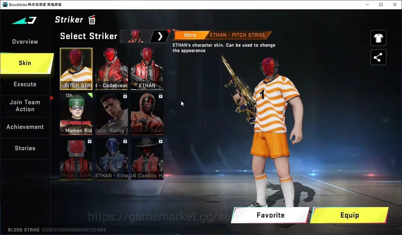 Blood Strike Accounts Collab Skin ASIA|Eternal Zero,AUG-Empyrean+Melee LightBlade|Collab EnZO-Kraken,TOKREV JACK,FN2000,7DS 8