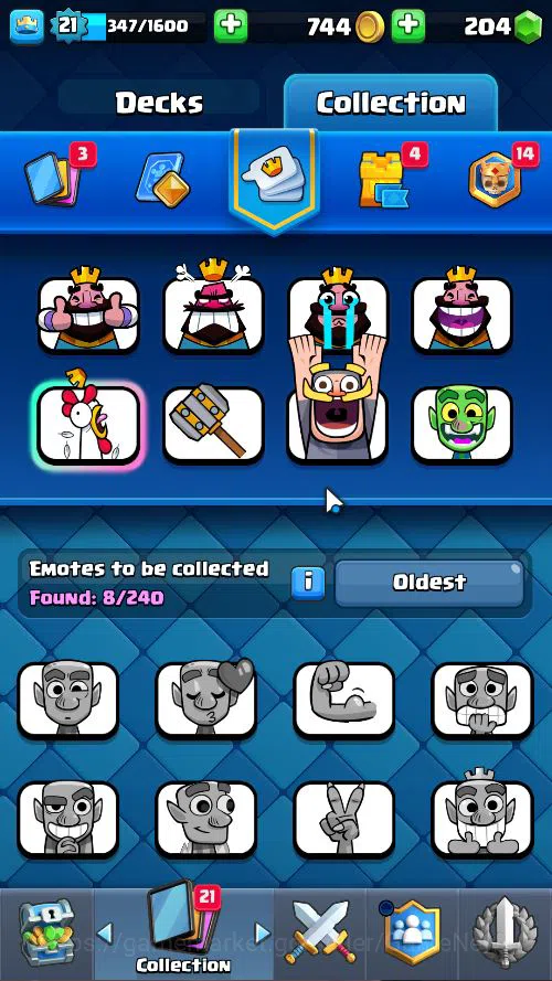 Clash Royale Accounts Midgame Lv 21|Trophy 3668|KTL 8|Limited Skin|Total Card 62| 1 HERO 2 EVO 1 Legendary 15 Epic 21 Rare 11