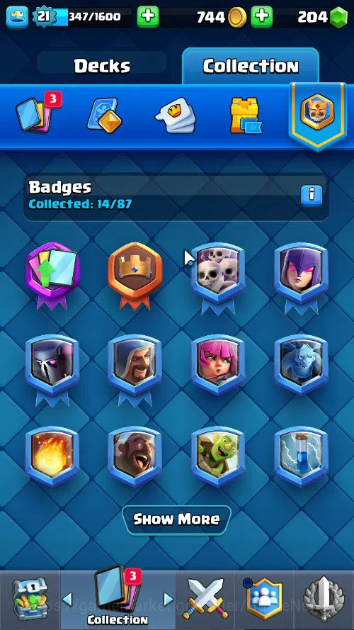 Clash Royale Accounts Midgame Lv 21|Trophy 3668|KTL 8|Limited Skin|Total Card 62| 1 HERO 2 EVO 1 Legendary 15 Epic 21 Rare 14