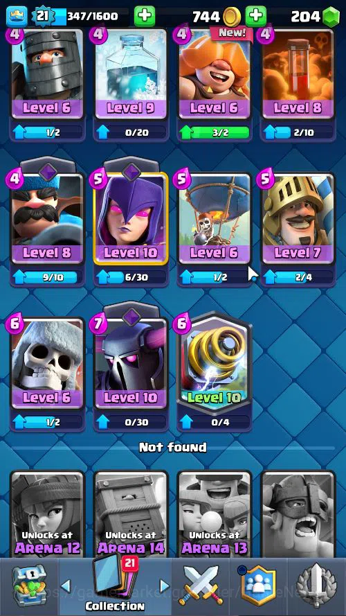 Clash Royale Accounts Midgame Lv 21|Trophy 3668|KTL 8|Limited Skin|Total Card 62| 1 HERO 2 EVO 1 Legendary 15 Epic 21 Rare 9