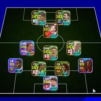 eFootball Accounts Legends & Iconic Players Android|8Epic Luis Suarez,Rio Ferdinand,Paul Scholes,Carles Puyol,Wayne