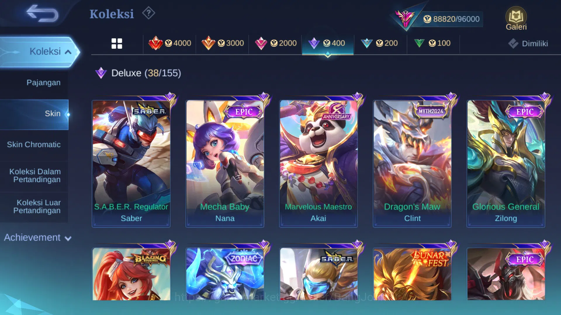 Mobile Legends: Bang Bang Accounts Hero 131|Skin 321|Legend Saber|TF Roger|KP Thamuz| image 9