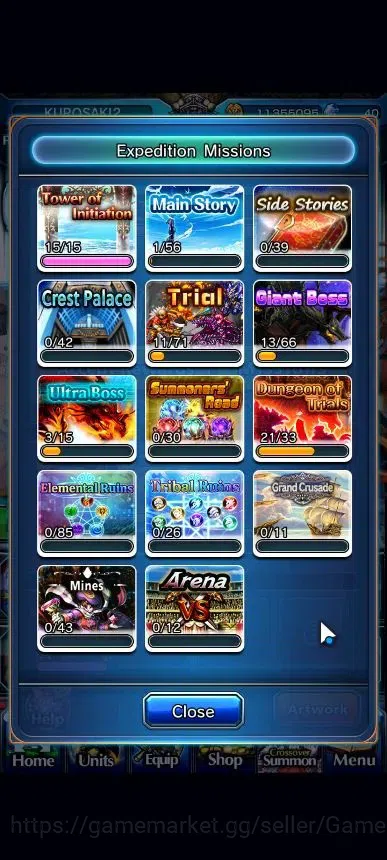 Grand Summoners Accounts Global|Rank 48|15 Ascend+6 TW|[2x SMiyu,Emiya,Kami image 6