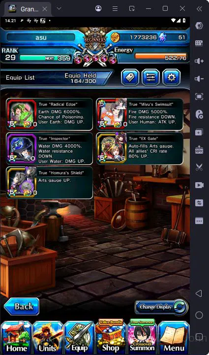 Grand Summoners Accounts [GLOBAL] Rank 29 | 8 Ascend | Summer Miyu | Chloe  image 2