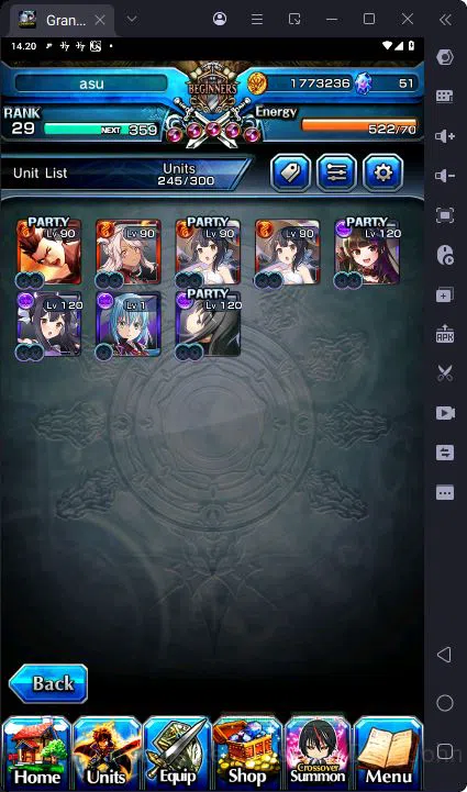 Grand Summoners Accounts [GLOBAL] Rank 29 | 8 Ascend | Summer Miyu | Chloe  image 3