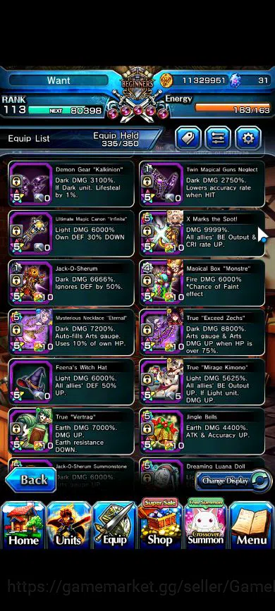 Grand Summoners Accounts Global|Rank 113|16 Ascend|RoyTW,LizaTW,FrierenTW,S image 11