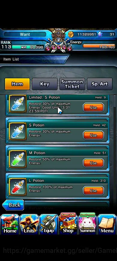 Grand Summoners Accounts Global|Rank 113|16 Ascend|RoyTW,LizaTW,FrierenTW,S image 2