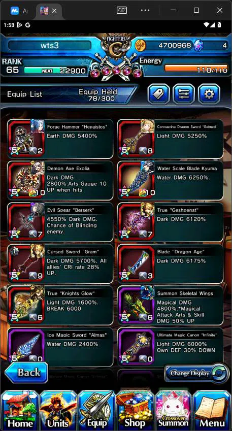 Grand Summoners Accounts GLOBAL|Ascend 4|Madoka Kaname(TW),Homura Akemi,Mam image 7