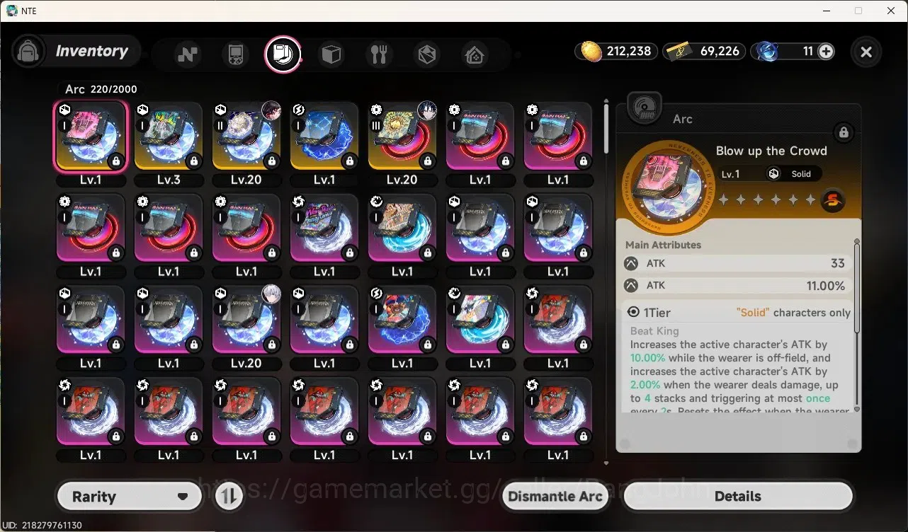 Neverness to Everness Accounts ASIA|Hunter Lv 12|3 S-Class/2 Limited [Hotori,Chaos]+Sign,Daffodill|S-Class Selec On|MC 10