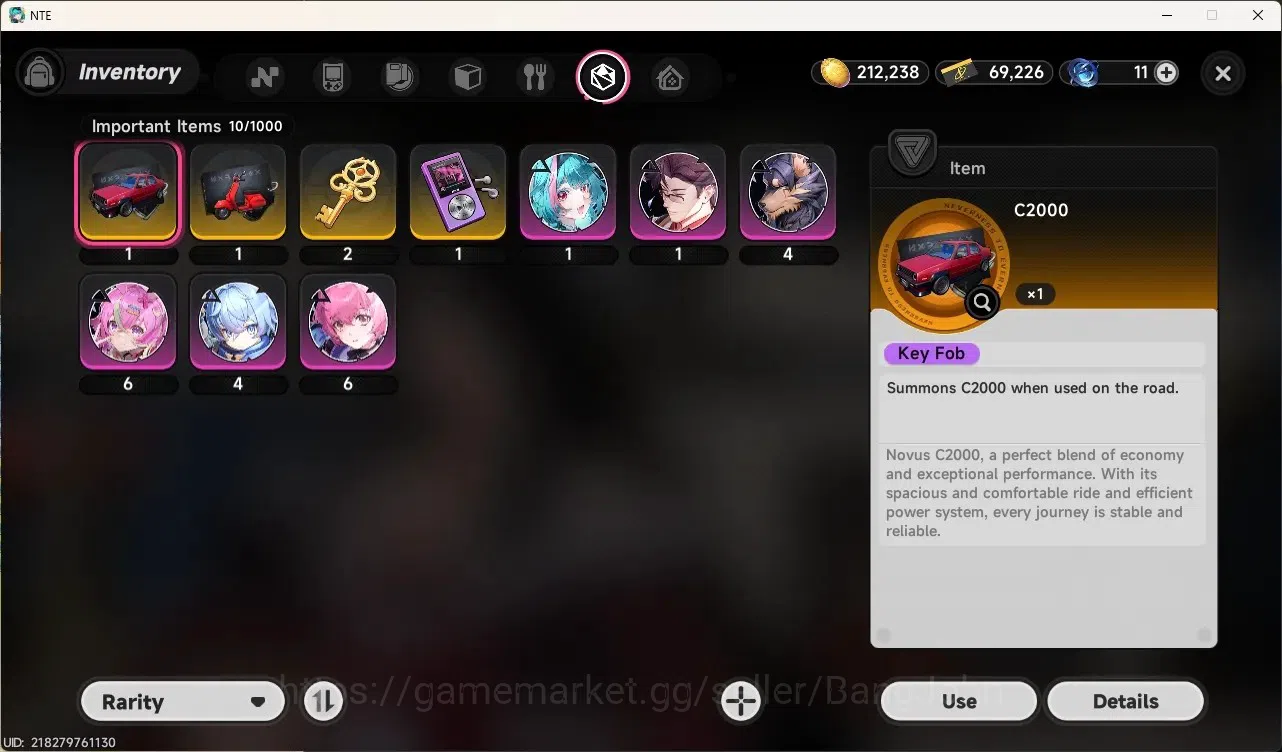 Neverness to Everness Accounts ASIA|Hunter Lv 12|3 S-Class/2 Limited [Hotori,Chaos]+Sign,Daffodill|S-Class Selec On|MC 13