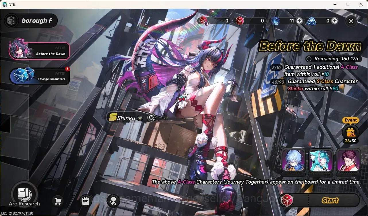 Neverness to Everness Accounts ASIA|Hunter Lv 12|3 S-Class/2 Limited [Hotori,Chaos]+Sign,Daffodill|S-Class Selec On|MC 5