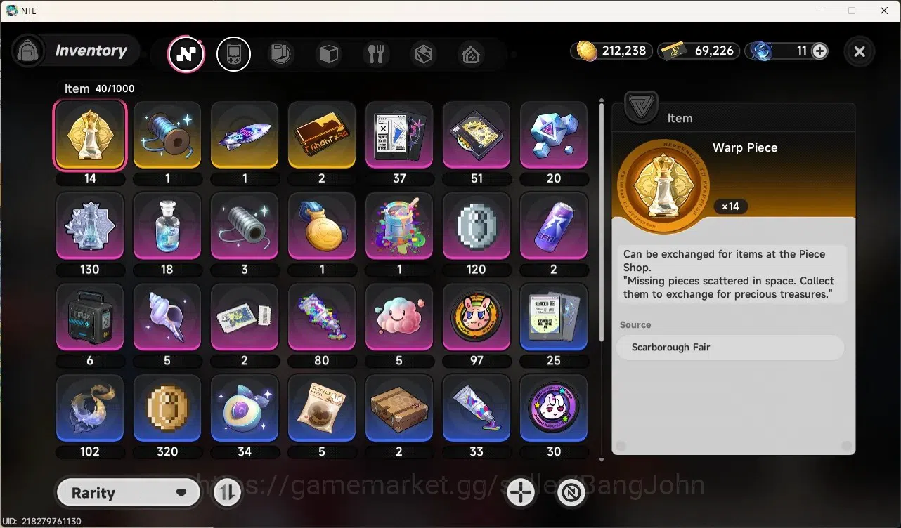 Neverness to Everness Accounts ASIA|Hunter Lv 12|3 S-Class/2 Limited [Hotori,Chaos]+Sign,Daffodill|S-Class Selec On|MC 8