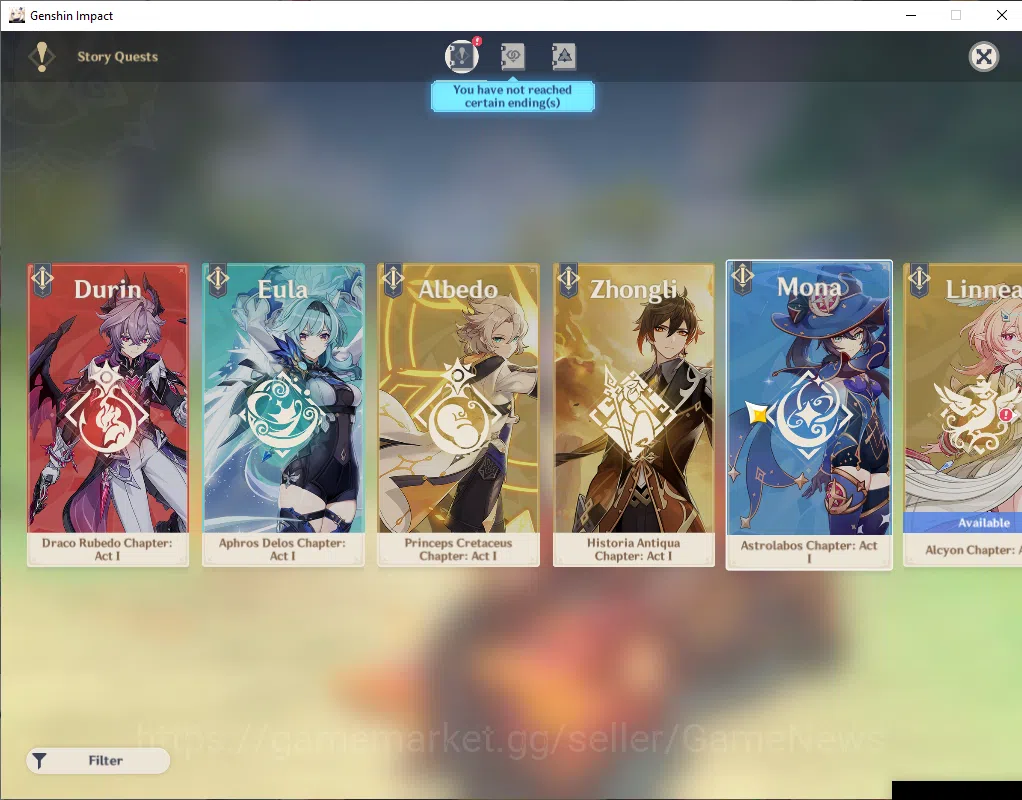 Genshin Impact Accounts ASIA|AR 56|5 Limited +4(*5WEP)|(Arlecch,Citlali)+S image 5
