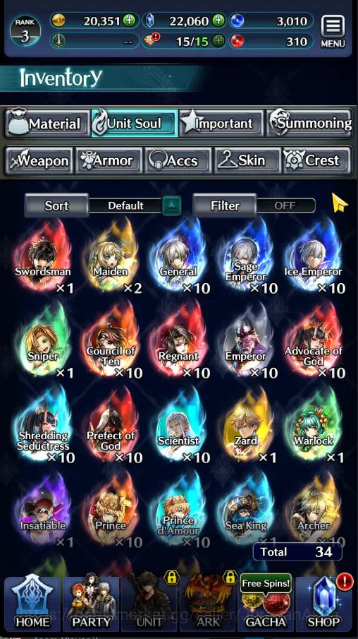 Last Cloudia Accounts Global|Starter Rank 3|Kyle the Swordsman,MB Rei,Li image 6