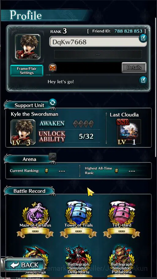 Last Cloudia Accounts Global|Starter Rank 3|Kyle the Swordsman,MB Rei,Li image 9