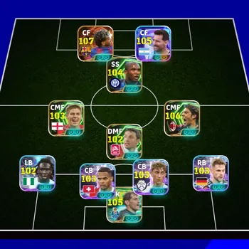eFootball Accounts High-End Kolektif 3221+  Yamal x Messi x Samuel Eto'o x  Gerrard x Rui Costa x Casillas x  Kimmich x