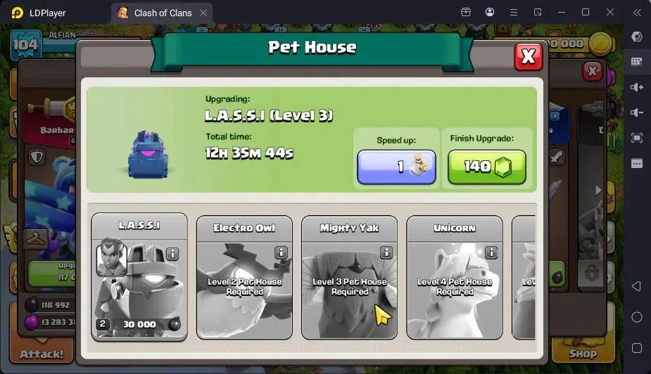 Clash of Clans Accounts High-End Global |TH 15-BH 7|LVL104|BK65,AQ66,MP34,GW40,RC4|BM7|2 Legend skin & 1 Gold|Gem 11