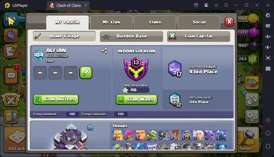 Clash of Clans Accounts High-End Global |TH 15-BH 7|LVL104|BK65,AQ66,MP34,GW40,RC4|BM7|2 Legend skin & 1 Gold|Gem 2