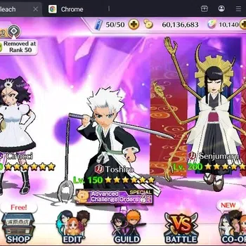 Bleach: Brave Souls Accounts Starter GLOBAL|10K Orb+Fresh Story|Ichigo DT,Toshiro FB,Senjumaru TYBW25,Cirucci TYBW24,Rangiku