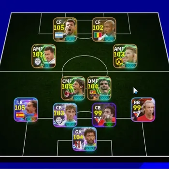 eFootball Accounts Legends & Iconic Players Android|Power 3165|6 Epic Rui Costa,Sergio Aguero,Pep Guardiola|7 Show Time Marc