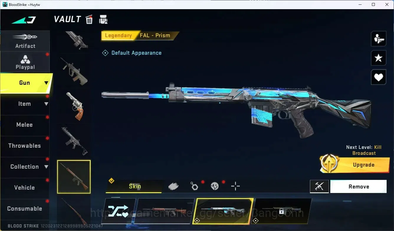 Blood Strike Accounts ASIA |Skin Ultra ETHAN - Raid Mask | 3 Legendary G image 5