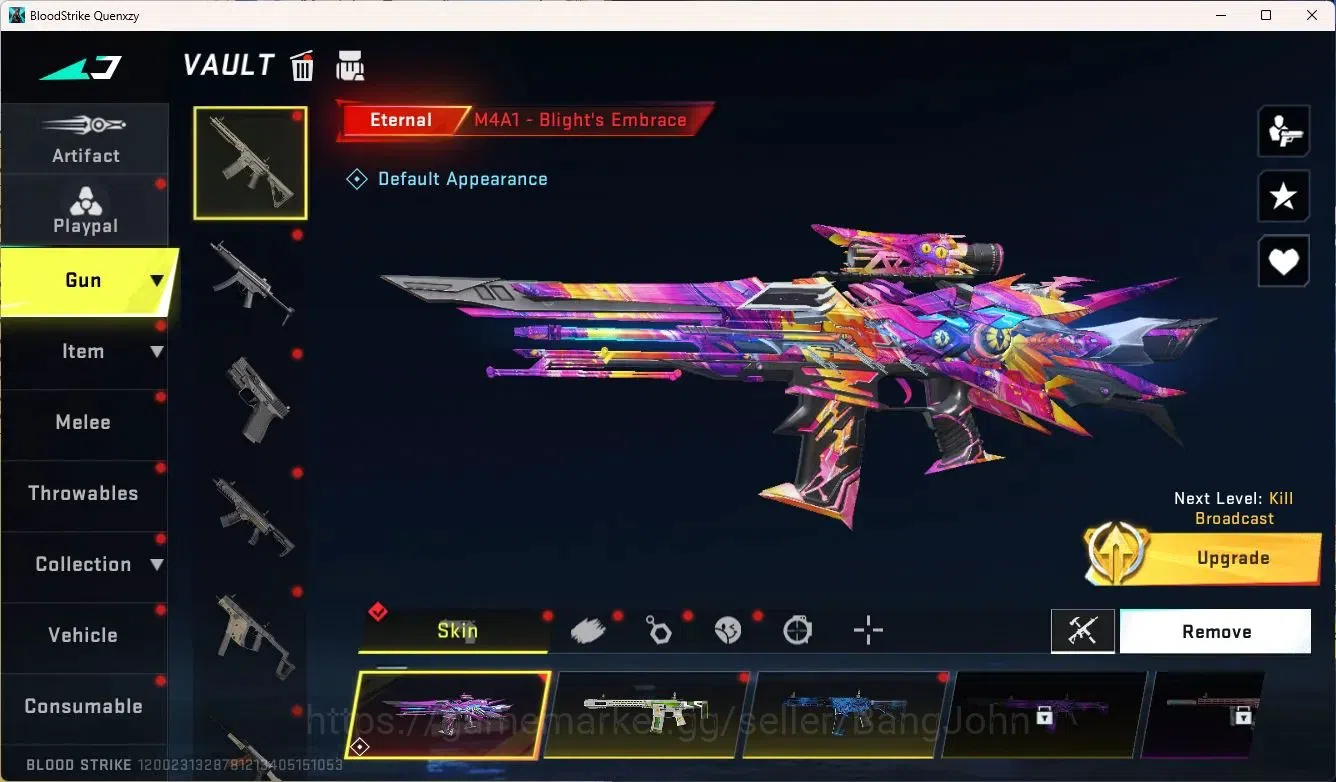 Blood Strike Accounts ASIA|EVO,MP5-GUARD(LVL5)|ETHERNAL,AUG(LVL2),M4A1(L image 10