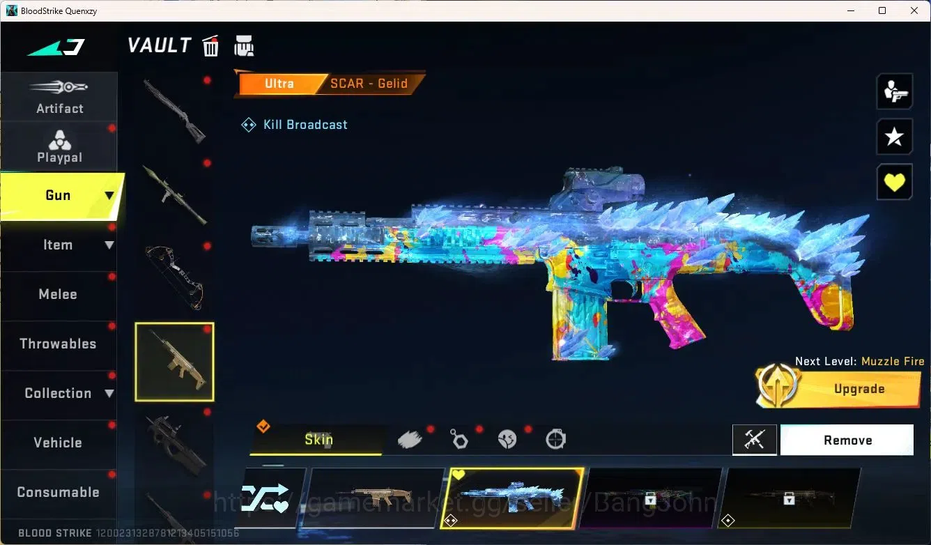 Blood Strike Accounts ASIA|EVO,MP5-GUARD(LVL5)|ETHERNAL,AUG(LVL2),M4A1(L image 14