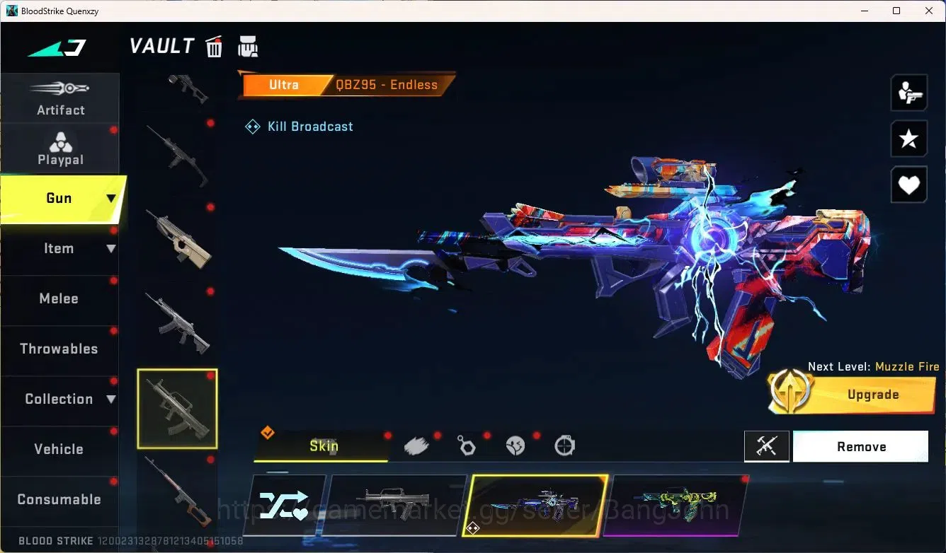 Blood Strike Accounts ASIA|EVO,MP5-GUARD(LVL5)|ETHERNAL,AUG(LVL2),M4A1(L image 17
