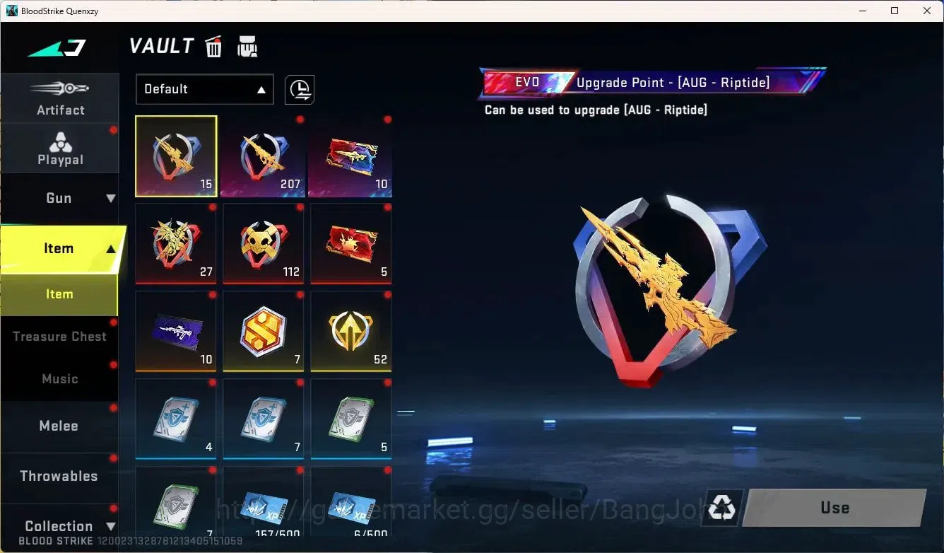 Blood Strike Accounts ASIA|EVO,MP5-GUARD(LVL5)|ETHERNAL,AUG(LVL2),M4A1(L image 19