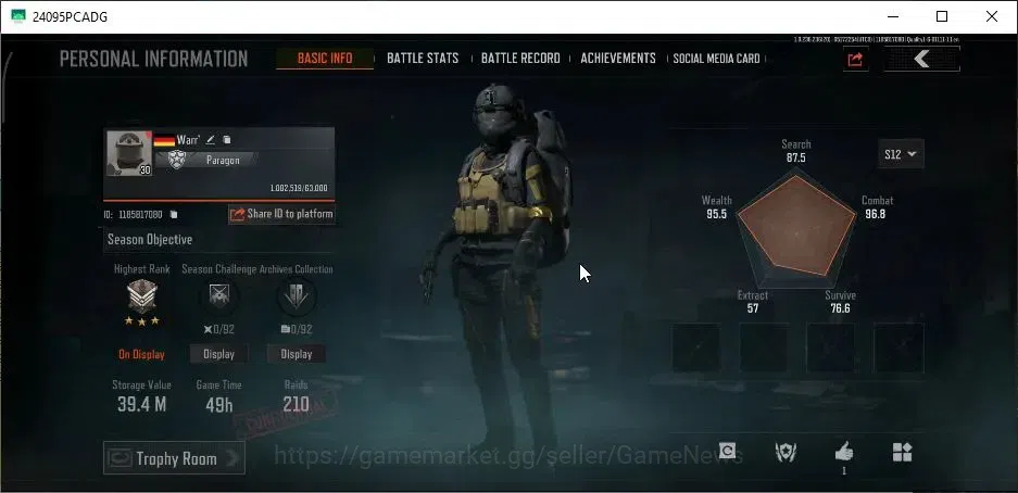 Arena Breakout Accounts MOBILE Lv30|SV 39,4M|CV 34M|Royal Guard|AK-74N,AKS image 2