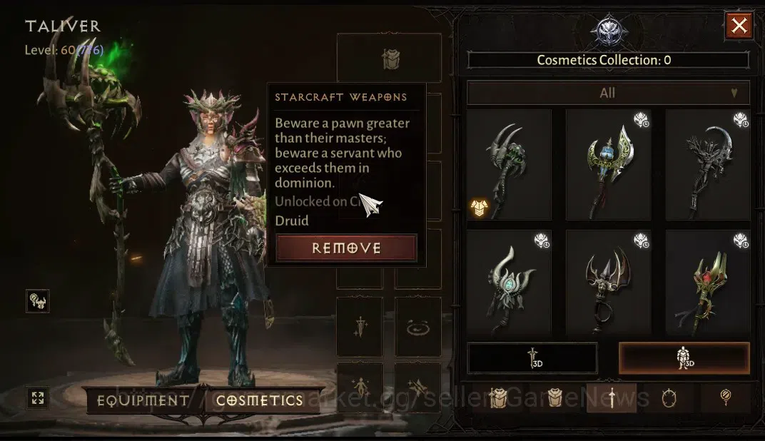 Diablo Immortal Accounts SA-Oza|CS ON|Lv60(776)|Druid|CR 41K|Reso 420|Parag image 8