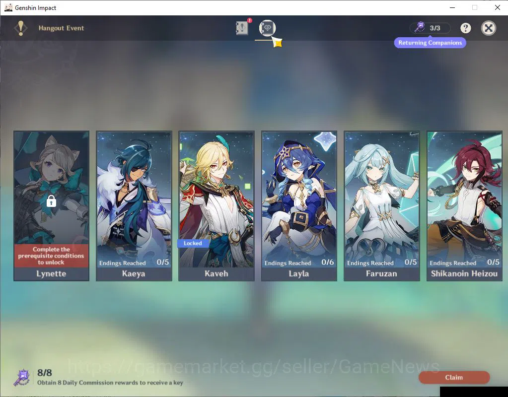 Genshin Impact Accounts Asia|AR 58|16  Limited +6(*5Weapon)|Zhongli,Ganyu, image 11