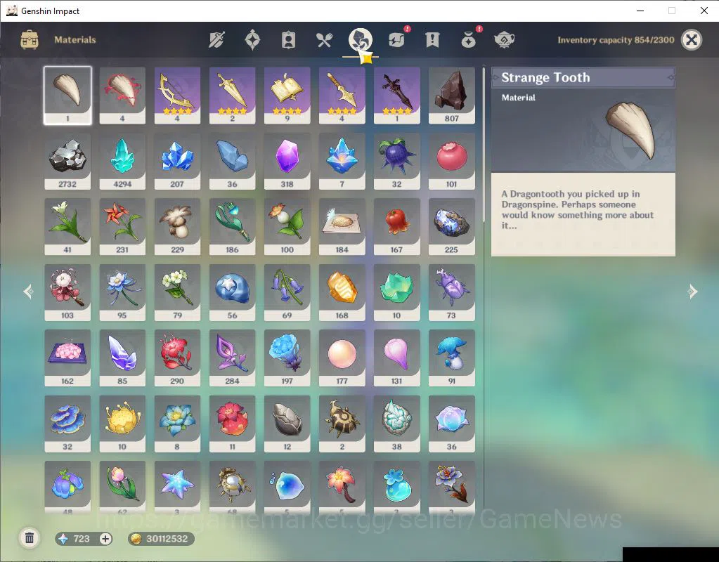 Genshin Impact Accounts Asia|AR 58|16  Limited +6(*5Weapon)|Zhongli,Ganyu, image 6