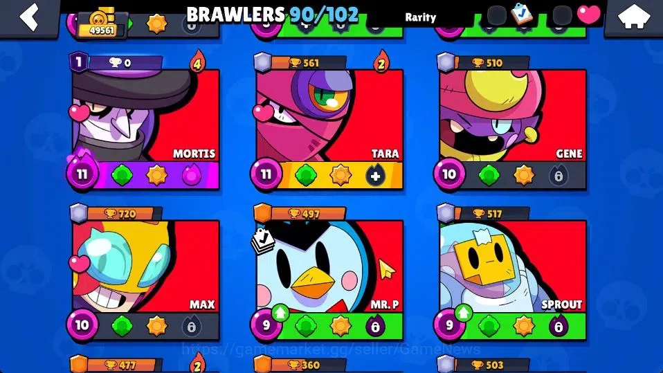 Brawl Stars Accounts 49561 Trophy|90 Brawlers 15 Max Lvl|UL Kaze|18 Pre image 12