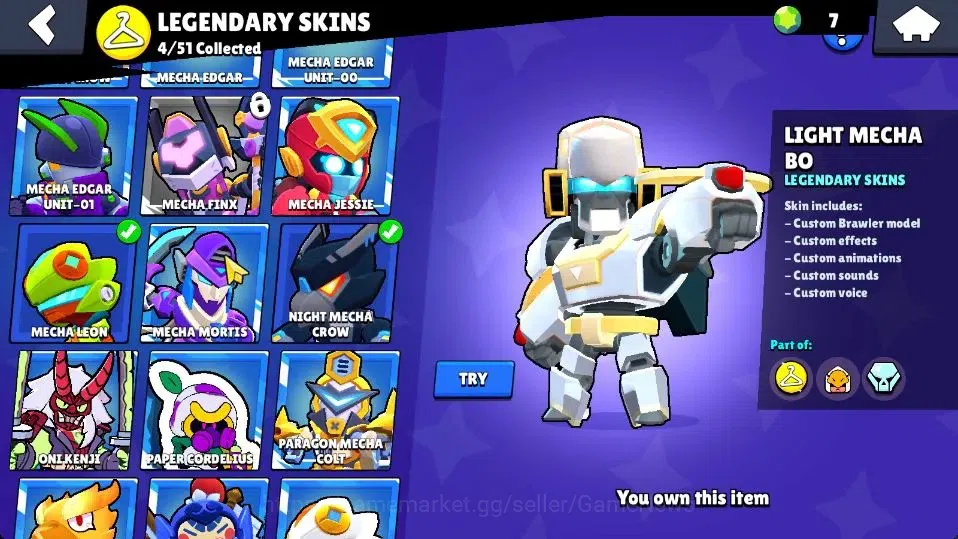 Brawl Stars Accounts 49561 Trophy|90 Brawlers 15 Max Lvl|UL Kaze|18 Pre image 14