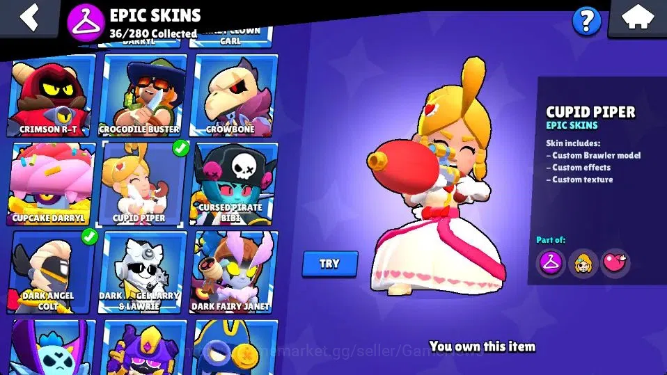 Brawl Stars Accounts 49561 Trophy|90 Brawlers 15 Max Lvl|UL Kaze|18 Pre image 18