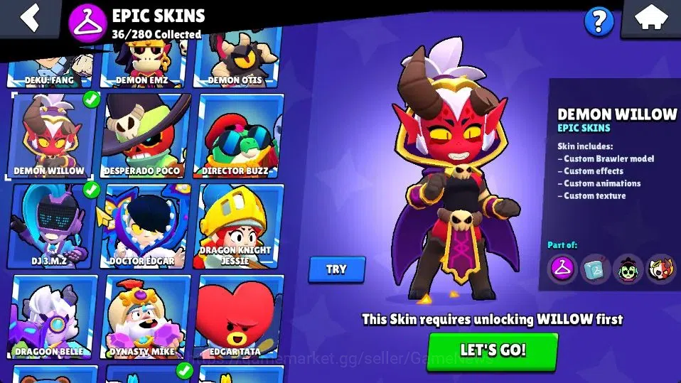 Brawl Stars Accounts 49561 Trophy|90 Brawlers 15 Max Lvl|UL Kaze|18 Pre image 19